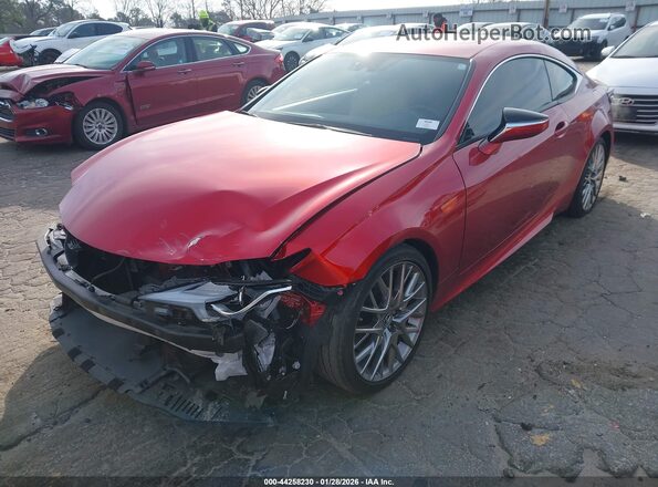 JTHHZ5BC8K5020434 2019 LEXUS RC 350 Red Przód lewy