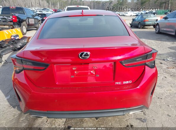 JTHHZ5BC8K5020434 2019 LEXUS RC 350 Red 