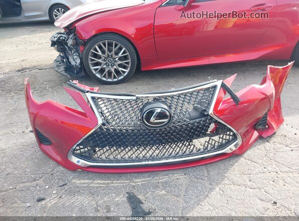 JTHHZ5BC8K5020434 2019 LEXUS RC 350 Red Widok zestawu wskaźników