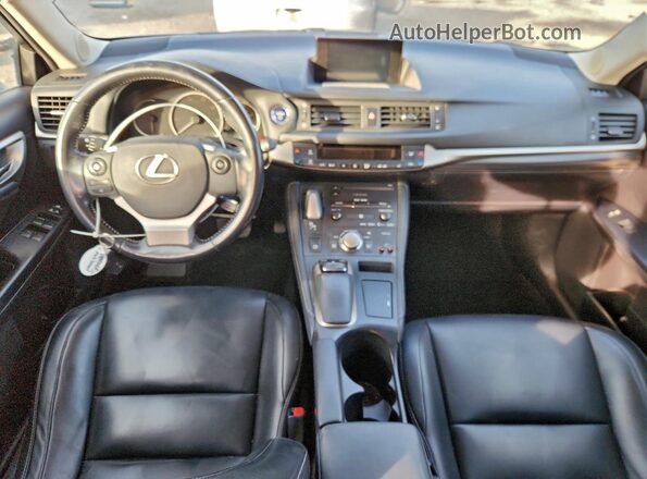 JTHKD5BH0G2271375 2016 LEXUS CT Серебряный Вид панели приборов
