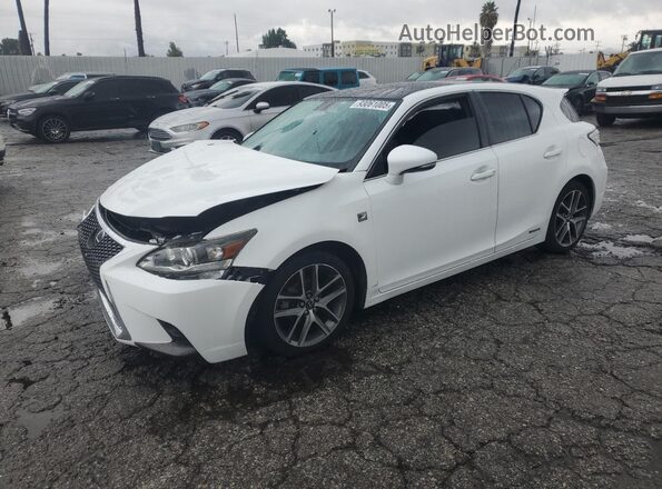 JTHKD5BH2G2255274 2016 LEXUS CT Белый Передняя левая четверть