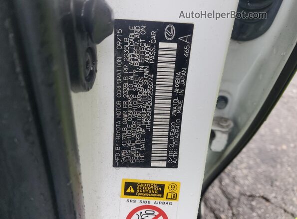 JTHKD5BH2G2255274 2016 LEXUS CT Белый Вид подкапотного пространства