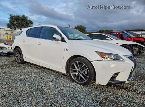 JTHKD5BH3G2268552 2016 LEXUS CT Белый Передняя правая четверть