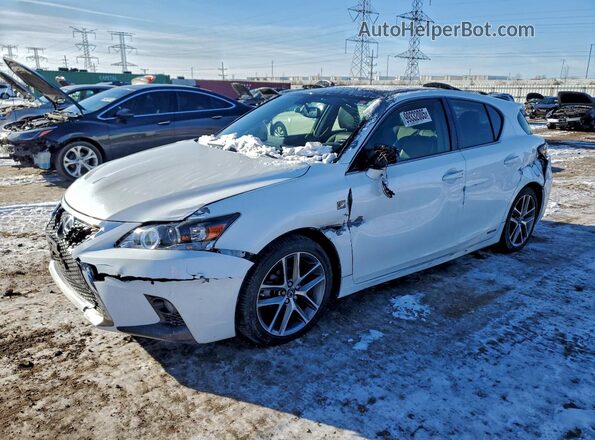 JTHKD5BH8H2301062 2017 LEXUS CT Белый Передняя левая четверть