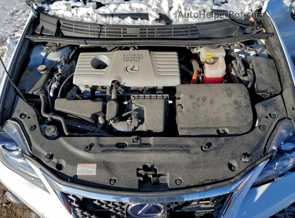 JTHKD5BH8H2301062 2017 LEXUS CT Белый Вид задней части салона