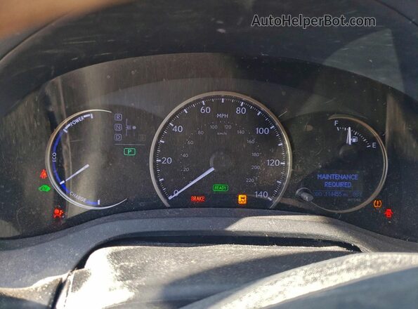 JTHKD5BH9G2252159 2016 LEXUS CT Белый Вид щитка приборов