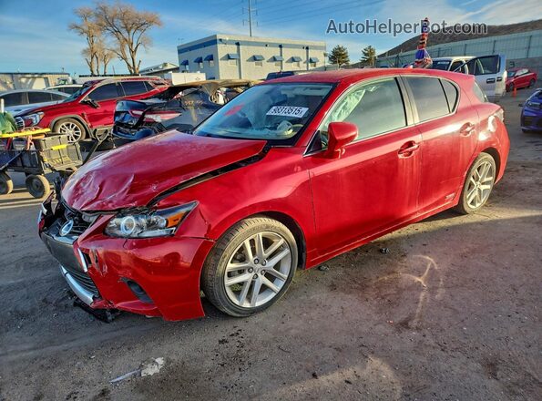 JTHKD5BHXH2293496 2017 LEXUS CT Красный Передняя левая четверть