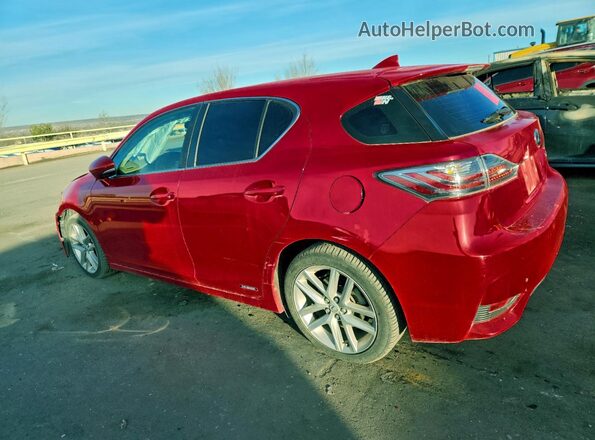 JTHKD5BHXH2293496 2017 LEXUS CT Красный Задняя левая четверть