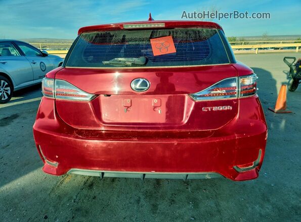 JTHKD5BHXH2293496 2017 LEXUS CT Красный Вид сзади