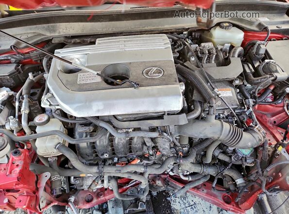 JTHP9JBH6L2028132 2020 LEXUS UX Красный Вид задней части салона