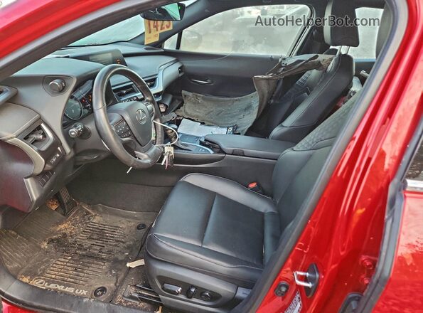JTHP9JBH6L2028132 2020 LEXUS UX Красный Вид салона спереди