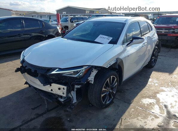 JTHP9JBH9M2053995 2021 LEXUS UX 250H White Vista tres cuartos delantera izquierda