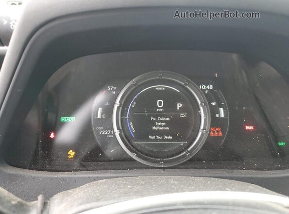 JTHR9JBH6M2050299 2021 LEXUS UX Черный Вид щитка приборов