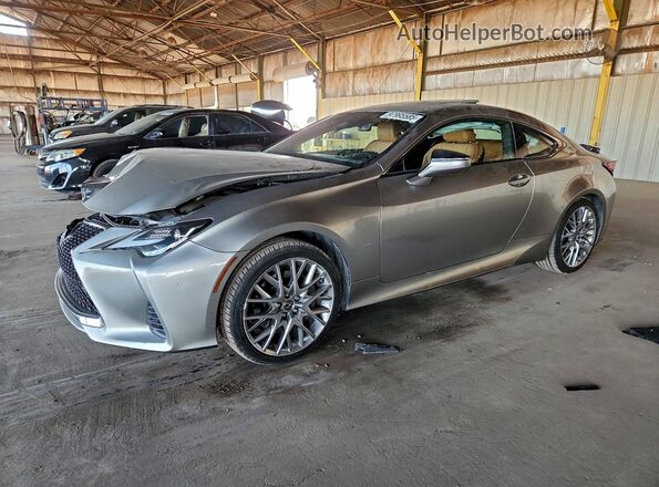 JTHS85BC2K5004688 2019 LEXUS RC Серый Передняя левая четверть