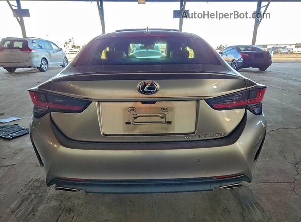 JTHS85BC2K5004688 2019 LEXUS RC Серый Вид сзади