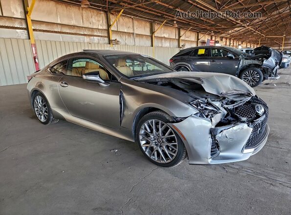 JTHS85BC2K5004688 2019 LEXUS RC Серый Передняя правая четверть