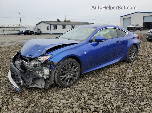 JTHSE5BCXG5005944 2016 LEXUS RC Синий Передняя левая четверть