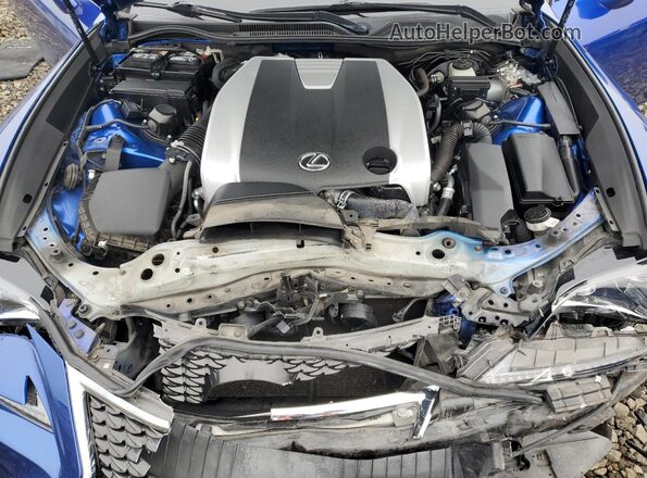 JTHSE5BCXG5005944 2016 LEXUS RC Синий Вид задней части салона