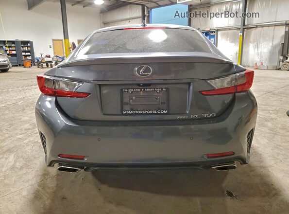 JTHSM5BC1G5001641 2016 LEXUS RC Gray Հետևի տեսք