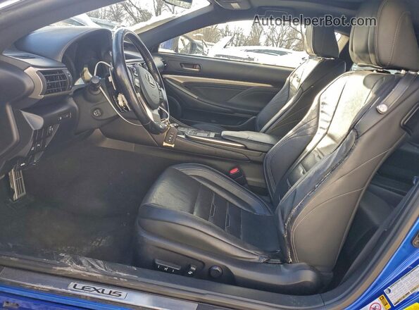 JTHSM5BC3G5000118 2016 LEXUS RC Blue წინა სალონის ხედი