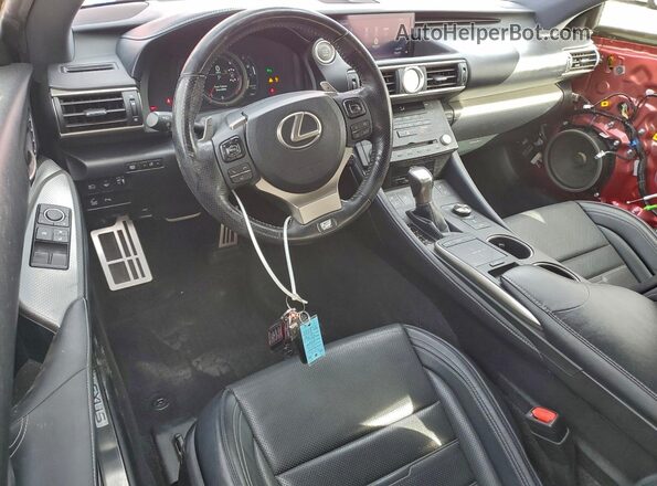 JTHSZ5BC9J5008667 2018 LEXUS RC Red Widok deski rozdzielczej