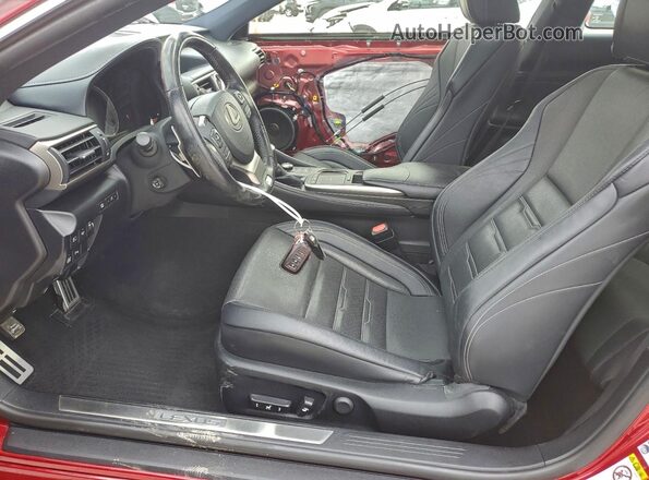 JTHSZ5BC9J5008667 2018 LEXUS RC Red Widok wnętrza z przodu