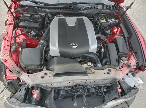 JTHSZ5BC9J5008667 2018 LEXUS RC Red Widok wnętrza z tyłu