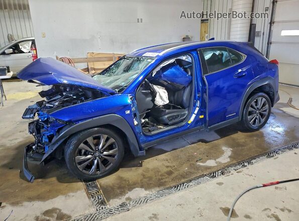 JTHU9JBH0K2003700 2019 LEXUS UX Синий Передняя левая четверть