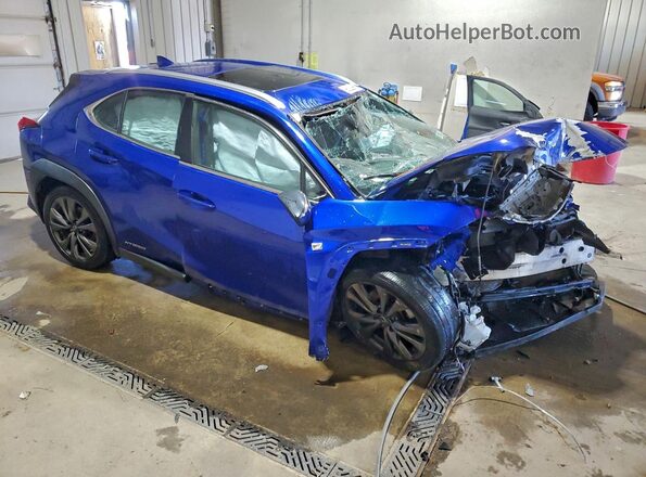 JTHU9JBH0K2003700 2019 LEXUS UX Синий Передняя правая четверть