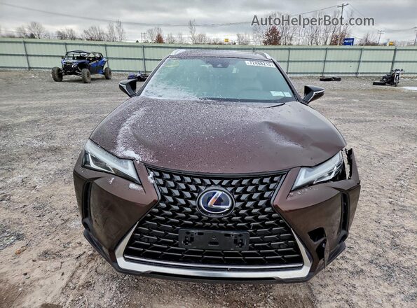 JTHU9JBH3K2007255 2019 LEXUS UX Коричневый Вид спереди