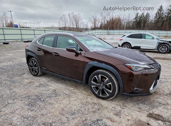 JTHU9JBH3K2007255 2019 LEXUS UX Коричневый Передняя правая четверть