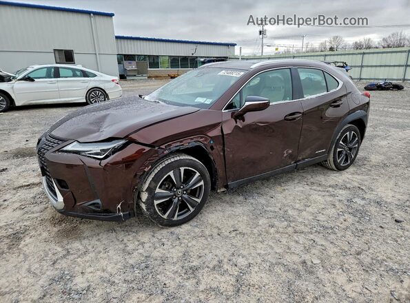 JTHU9JBH3K2007255 2019 LEXUS UX Коричневый Передняя левая четверть