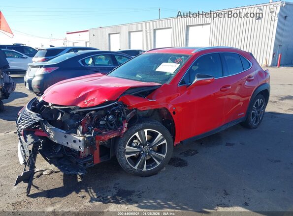 JTHU9JBH4K2004400 2019 LEXUS UX 250H Красный Передняя левая четверть