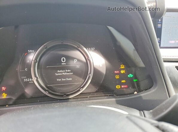 JTHU9JBH6K2011395 2019 LEXUS UX Белый Вид щитка приборов