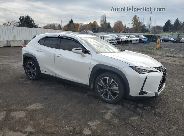 JTHU9JBH6K2012479 2019 LEXUS UX Белый Передняя правая четверть