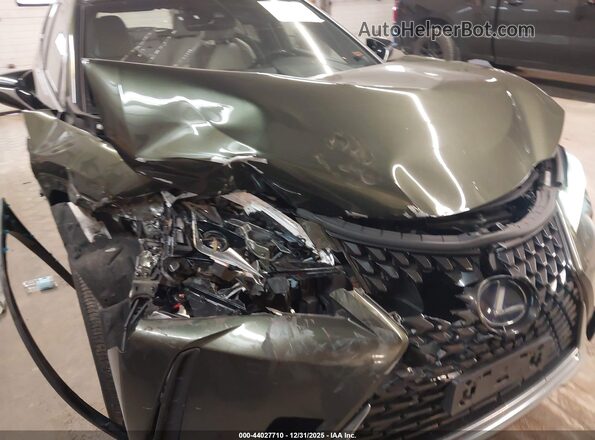 JTHU9JBH9K2019930 2019 LEXUS UX 250H Green Widok z przodu