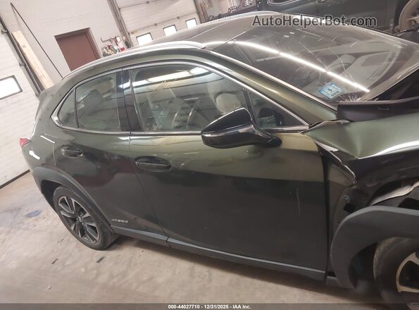 JTHU9JBH9K2019930 2019 LEXUS UX 250H Green Widok wnętrza z tyłu