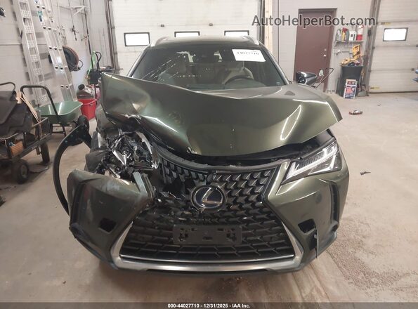 JTHU9JBH9K2019930 2019 LEXUS UX 250H Green Widok zestawu wskaźników