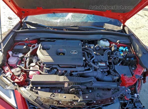 JTHUCJDH2S2008296 2025 LEXUS UX Red Вид задньої частини салону