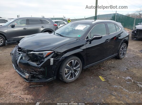 JTHUCJDH3S2000871 2025 LEXUS UX Black წინა მარცხენა ხედი სამი მეოთხედიდან
