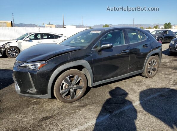 JTHX3JBH3L2029594 2020 LEXUS UX Black წინა მარცხენა ხედი სამი მეოთხედიდან