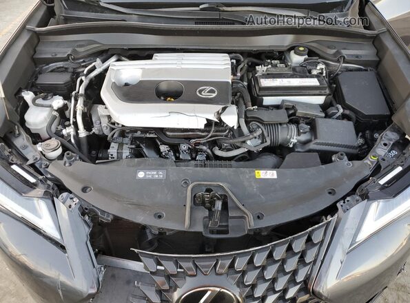 JTHX3JBH3N2050870 2022 LEXUS UX Gray Vista de la etiqueta del VIN