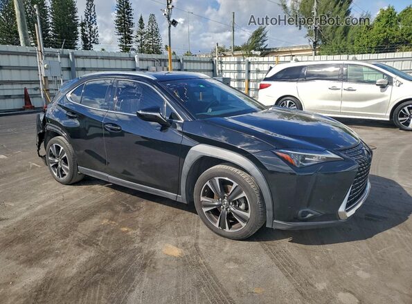 JTHX3JBH7L2022258 2020 LEXUS UX Черный Передняя правая четверть
