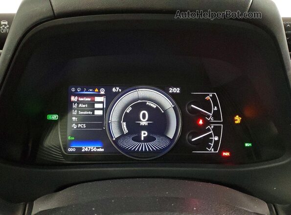 JTHX6JBH6R2187945 2024 LEXUS UX Белый Вид щитка приборов