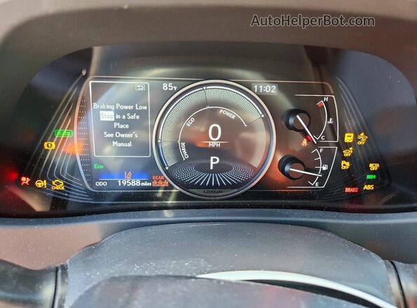 JTHX6JBH9P2132340 2023 LEXUS UX Белый Вид щитка приборов