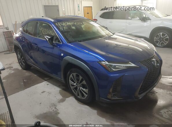 JTHY3JBH2K2007704 2019 LEXUS UX 200 Blue Delantero derecho