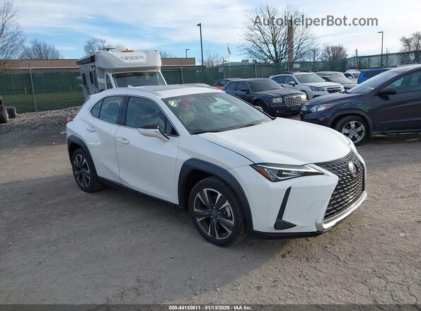JTHY3JBH5K2014551 2019 LEXUS UX 200 White Przód prawy