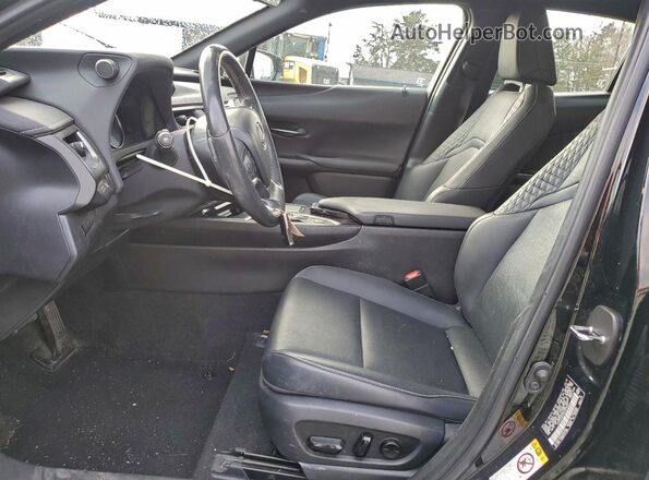 JTHY3JBHXK2000547 2019 LEXUS UX Черный Вид салона спереди