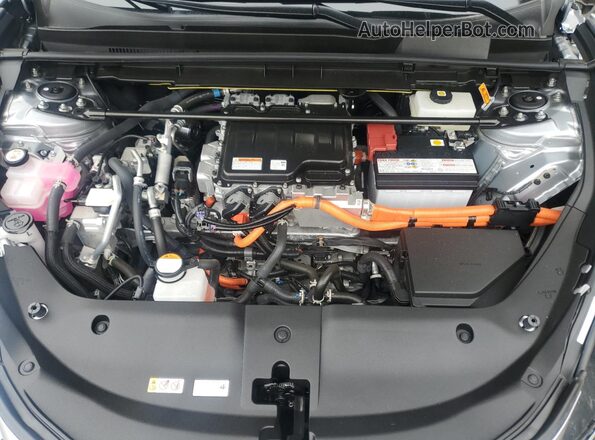 JTJAAAAB1PA002302 2023 LEXUS RZ Серебряный Вид подкапотного пространства