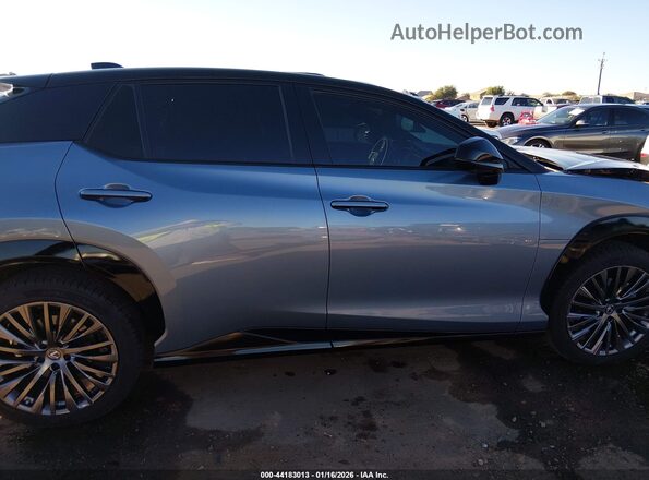 JTJAAAAB3PA006206 2023 LEXUS RZ 450E Blue Vista interior trasera
